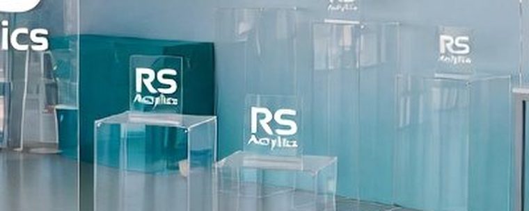 Acrylic Exhibition & Kiosk Stands made in Dubai by RS Acrylics
